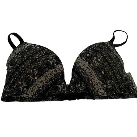 Tahari Women's Floral Print Full Coverage Push Up Bra Adjustable Straps Size 34B - Picture 1 of 7